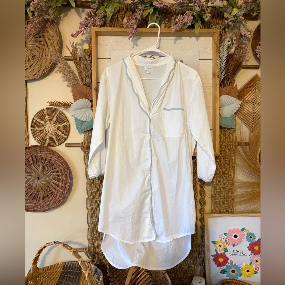 Lenora 100% cotton beautiful nightgown